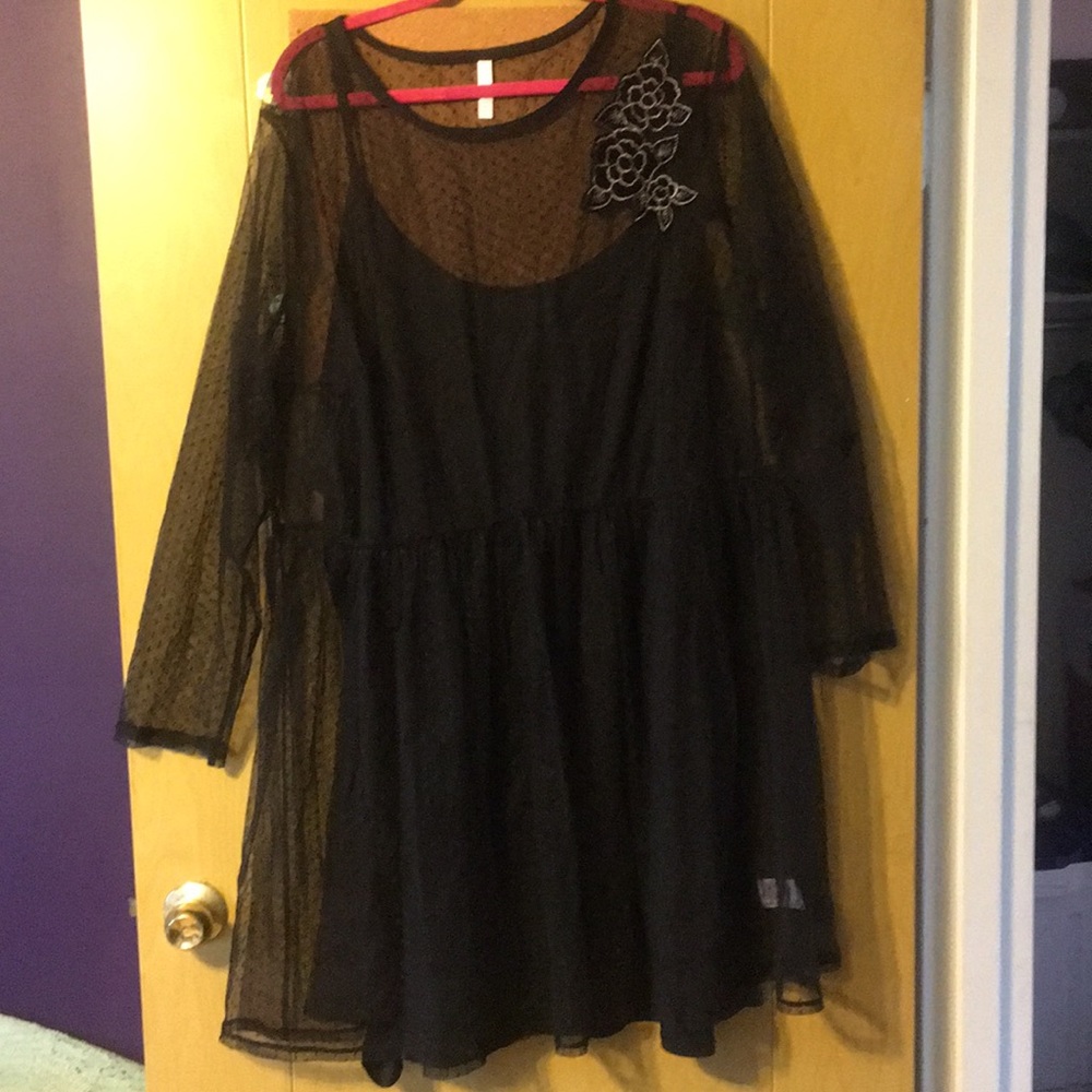 Black ‘naked’ dress